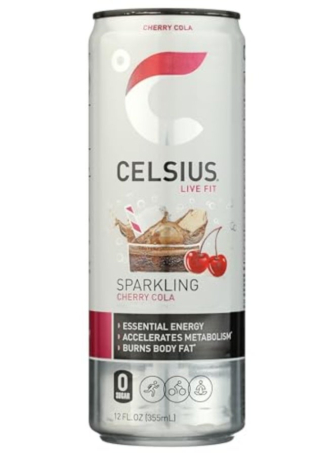 سيلسيوس 12 أونصة SS - كولا الكرز (عبوة من 6 قطع)